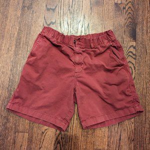 Bearbottom Men's Stretch Short, Dark Maroon, Medium, 7-Inch